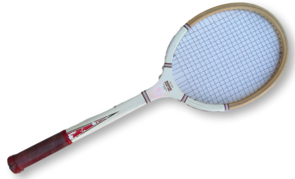 Wooden Tennis Racquet Magnan Aristocrat with Wooden Press Free Shipping - Image 3