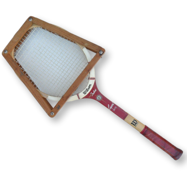 Wilson Capri Wooden Tennis Racquet Tony Trabert with Wooden Press - Image 8