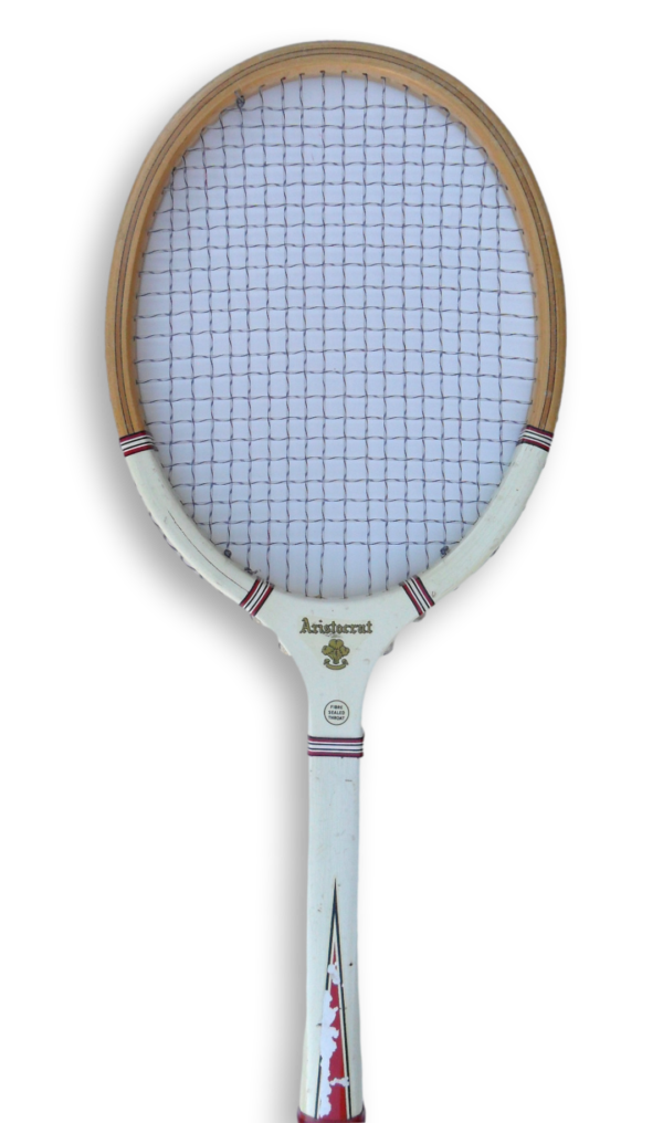 Wooden Tennis Racquet Magnan Aristocrat with Wooden Press Free Shipping - Image 8