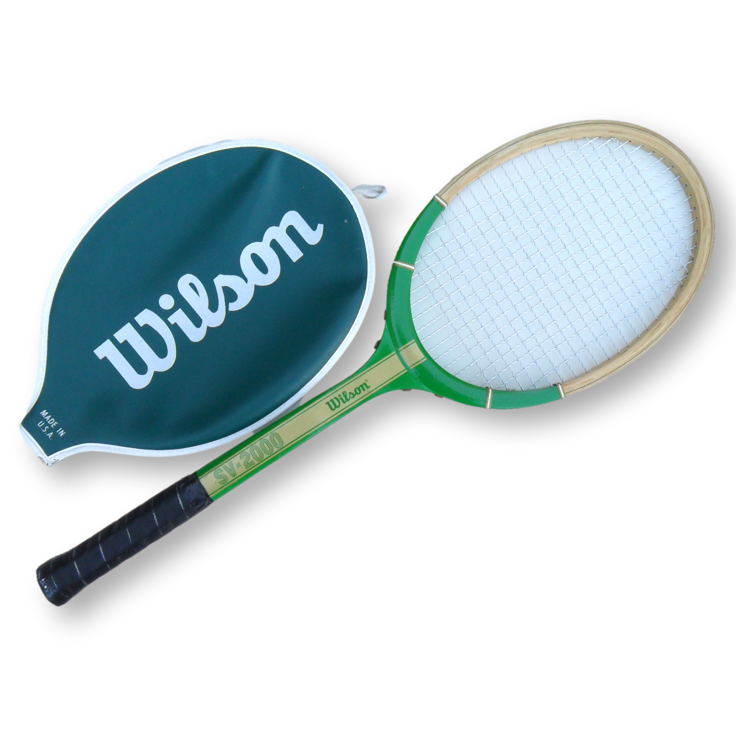Wilson Sc2000 Tennis Racket Wilson Wooden Tennis Racquet SV-2000 with Cover Free Shipping - Vintage ...