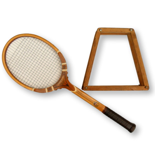 Wooden Tennis Racquet with Wooden Press Near Me TAD Davis Imperial