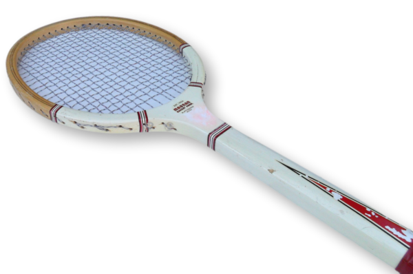 Wooden Tennis Racquet Magnan Aristocrat with Wooden Press Free Shipping - Image 4