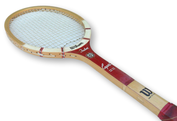 Wilson Capri Wooden Tennis Racquet Tony Trabert with Wooden Press - Image 4