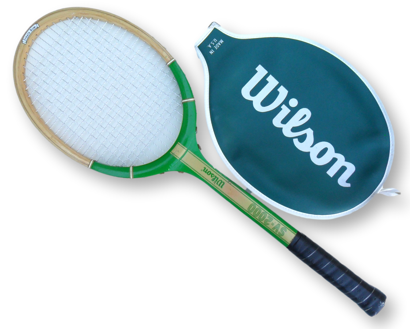 Wilson Wood Racket Wilson Wooden Tennis Racquet SV-2000 with Cover Free Shipping - Vintage ...
