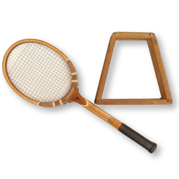 Wooden Tennis Racquet with Wooden Press Near Me TAD Davis Imperial - Image 4