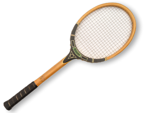 Black TAD Davis Professional Vintage Wooden Tennis Racket Near Me - Image 2