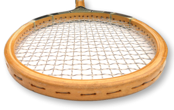 Black TAD Davis Professional Vintage Wooden Tennis Racket Near Me - Image 6