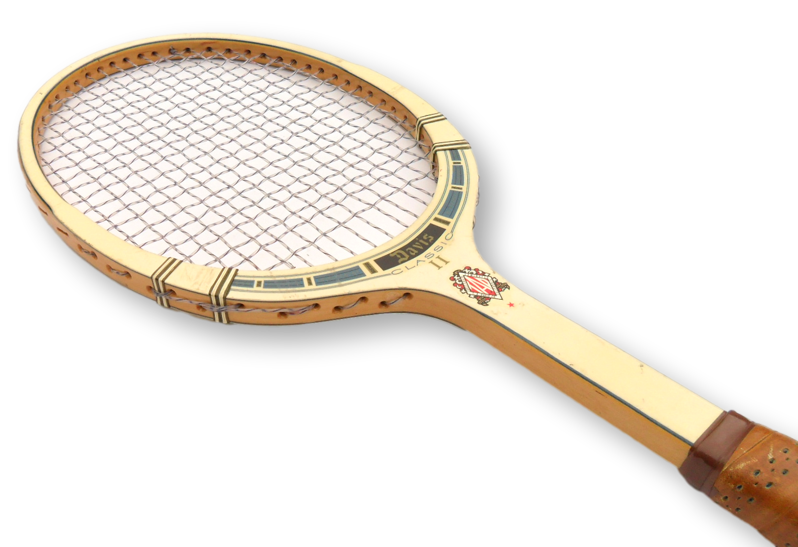 TAD Davis Classic II Vintage Wooden Tennis Racket Near Me - Image 3