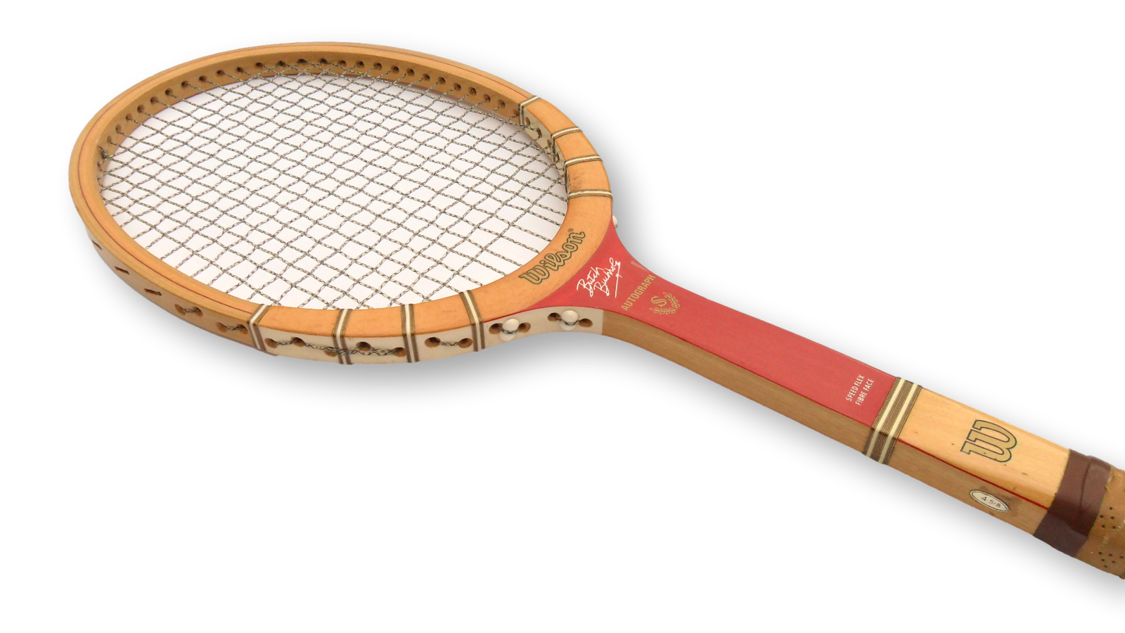 Wilson Butch Buchholz Autograph Wooden Tennis Racquet Decor Free Shipping - Image 3