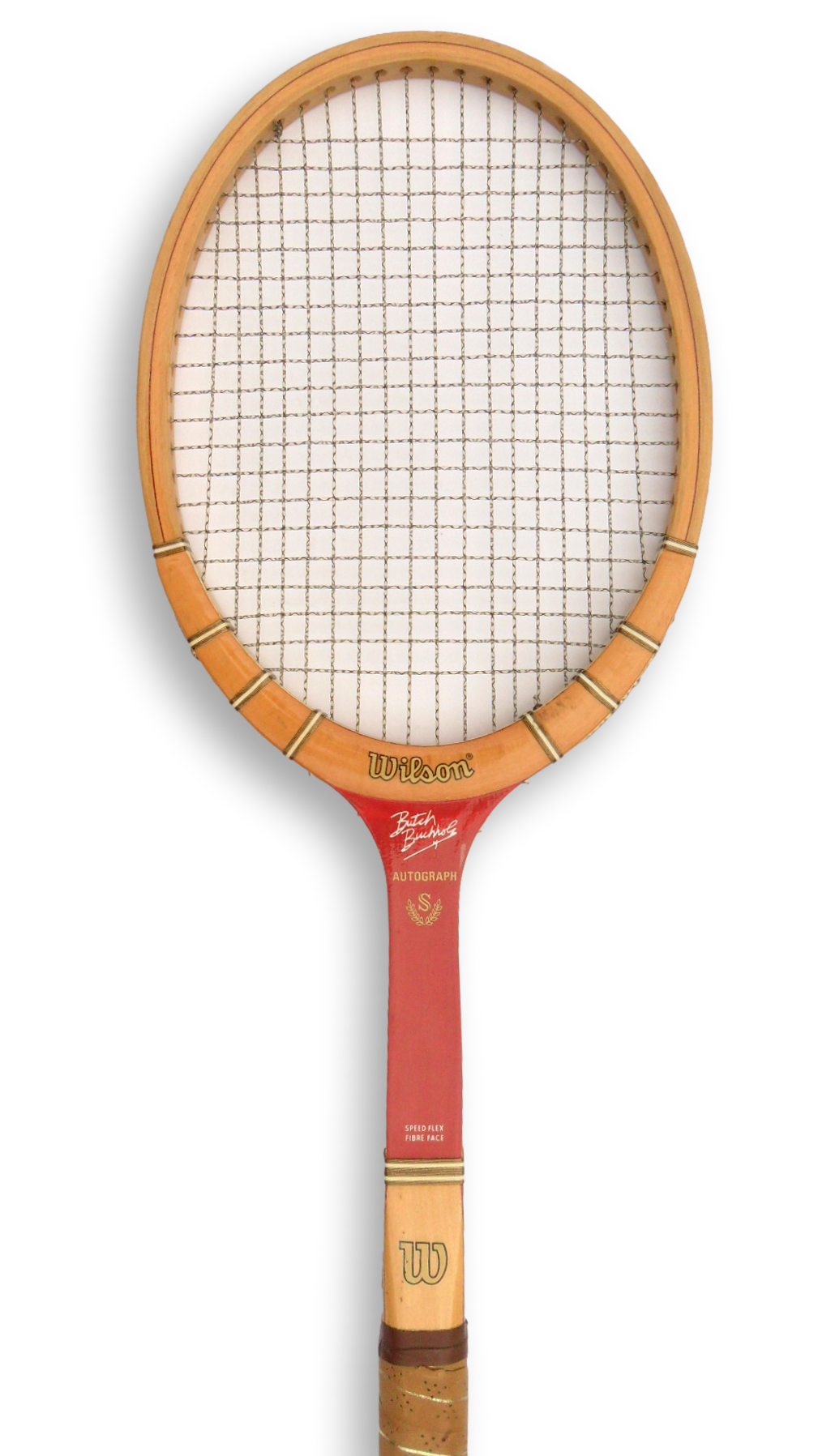 Wilson Butch Buchholz Autograph Wooden Tennis Racquet Decor Free Shipping - Image 7
