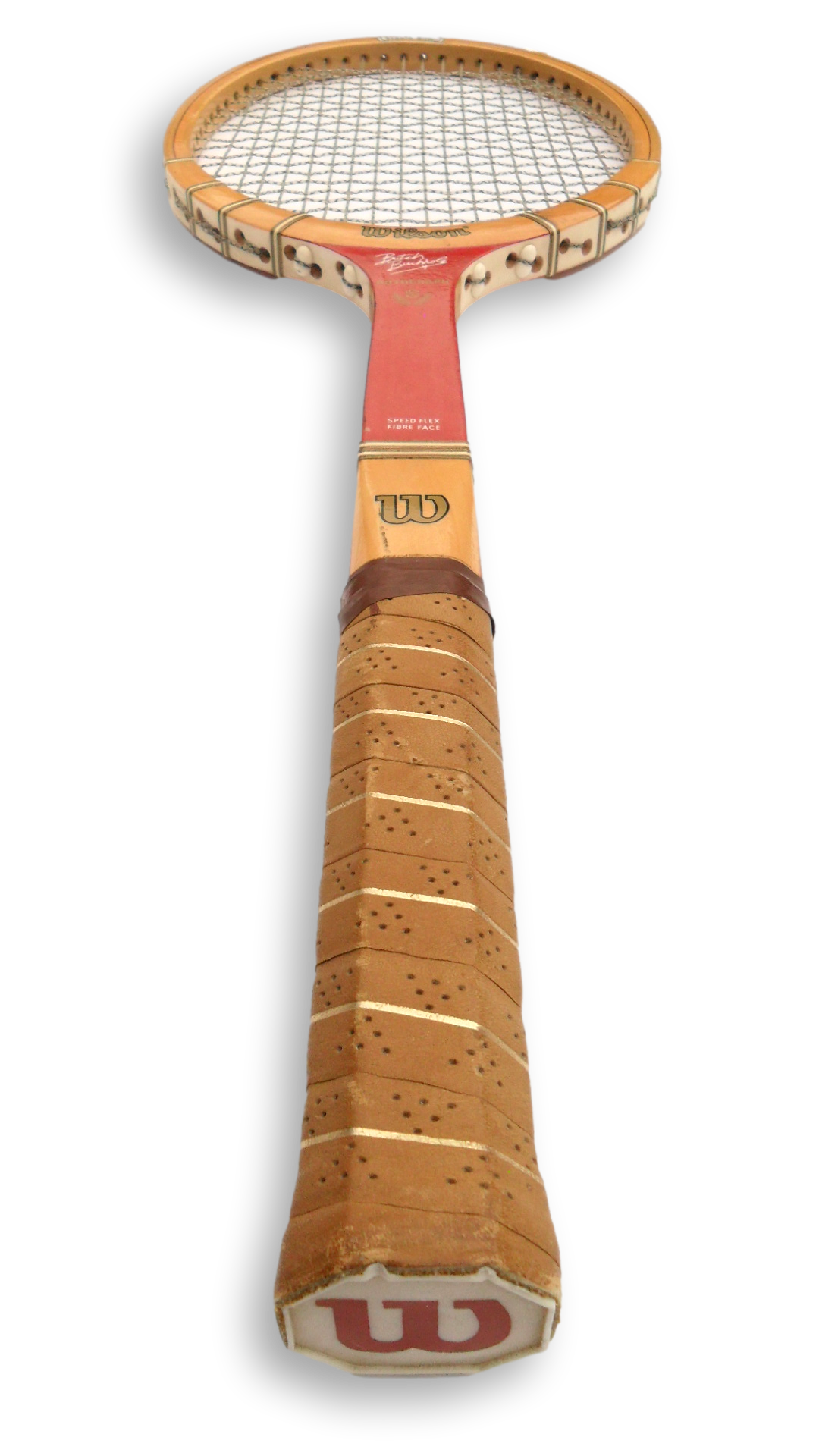 Wilson Butch Buchholz Autograph Wooden Tennis Racquet Decor Free Shipping - Image 5