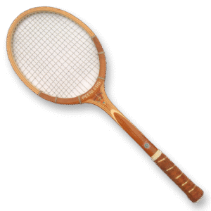 Peerless Ace Wooden Tennis Racquet Decor Free Shipping
