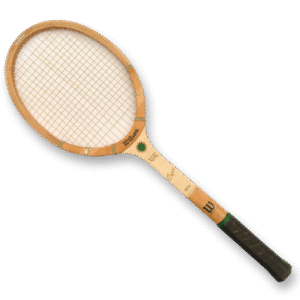 Wilson Billie Jean King Capri Wooden Tennis Racquet Decor