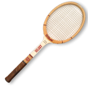 Wilson Jimmy Connors Select Antique Wooden Tennis Racket Decor Free Shipping