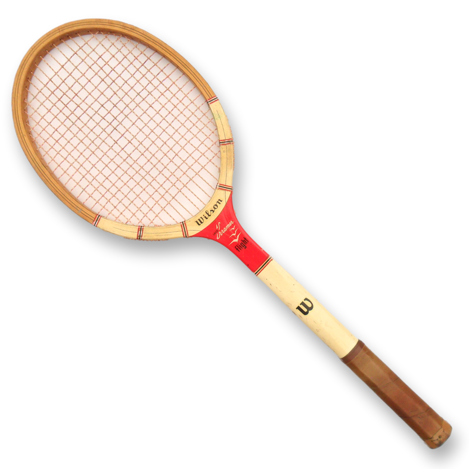 Early Wilson Jack Kramer Flight Vintage Wooden Tennis Racket Free Shipping