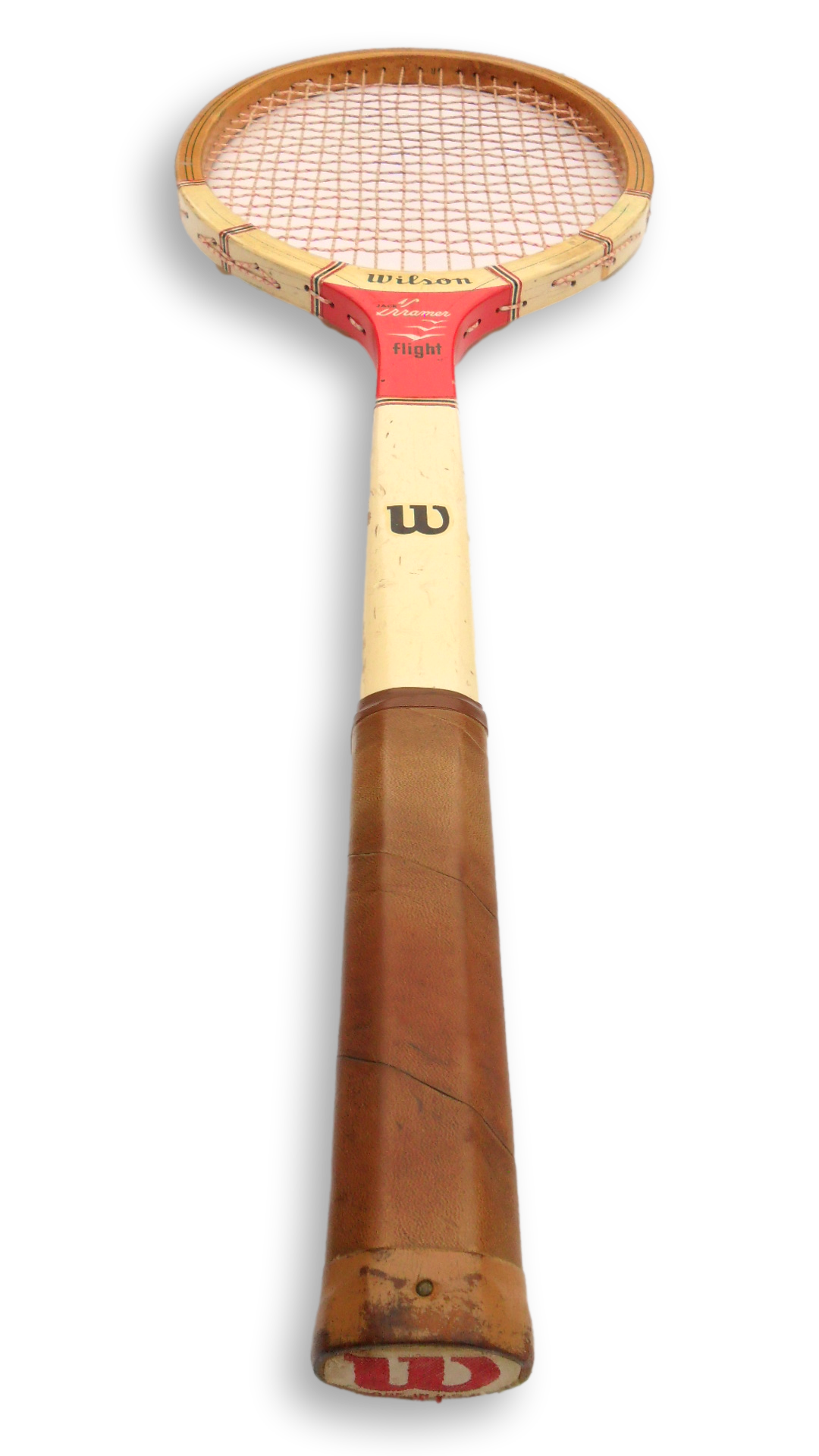 Early Wilson Jack Kramer Flight Vintage Wooden Tennis Racket Free Shipping - Image 5