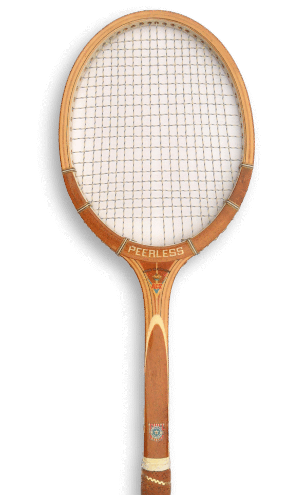 Peerless Ace Wooden Tennis Racquet Decor Free Shipping - Image 8