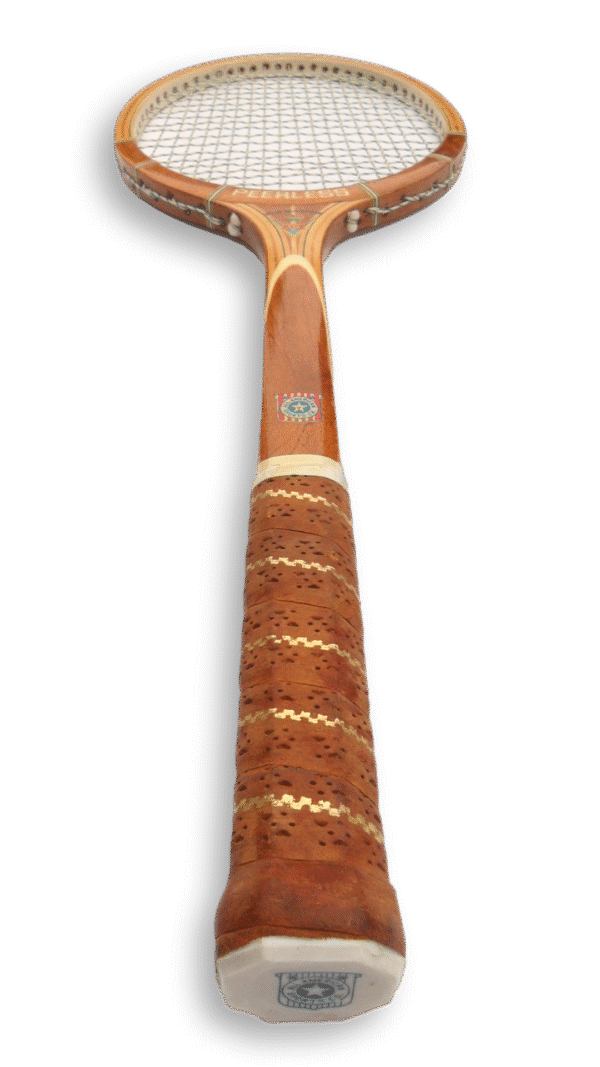 Peerless Ace Wooden Tennis Racquet Decor Free Shipping - Image 6