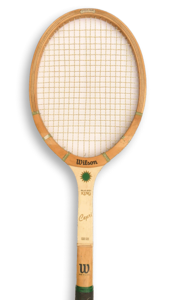 Wilson Billie Jean King Capri 木製テニスラケット Wilson Billie Jean King Capri Wooden Tennis Racquet Decor