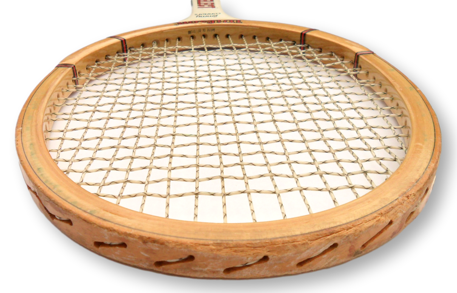 Wilson Jimmy Connors Select Antique Wooden Tennis Racket Decor Free Shipping - Image 6